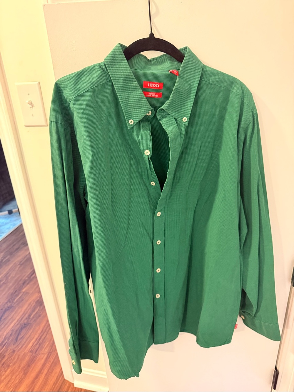 IZOD Men’s Green Button-Down Shirt